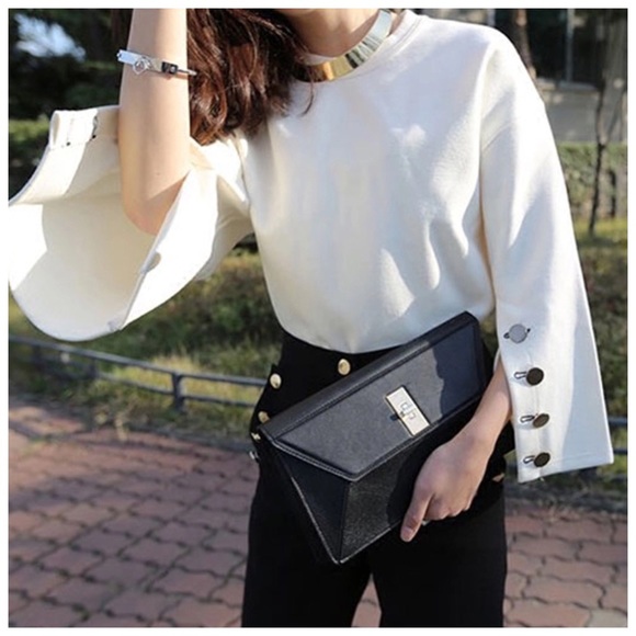 Eggshell White Microfiber Faux Suede Top - Picture 3 of 5